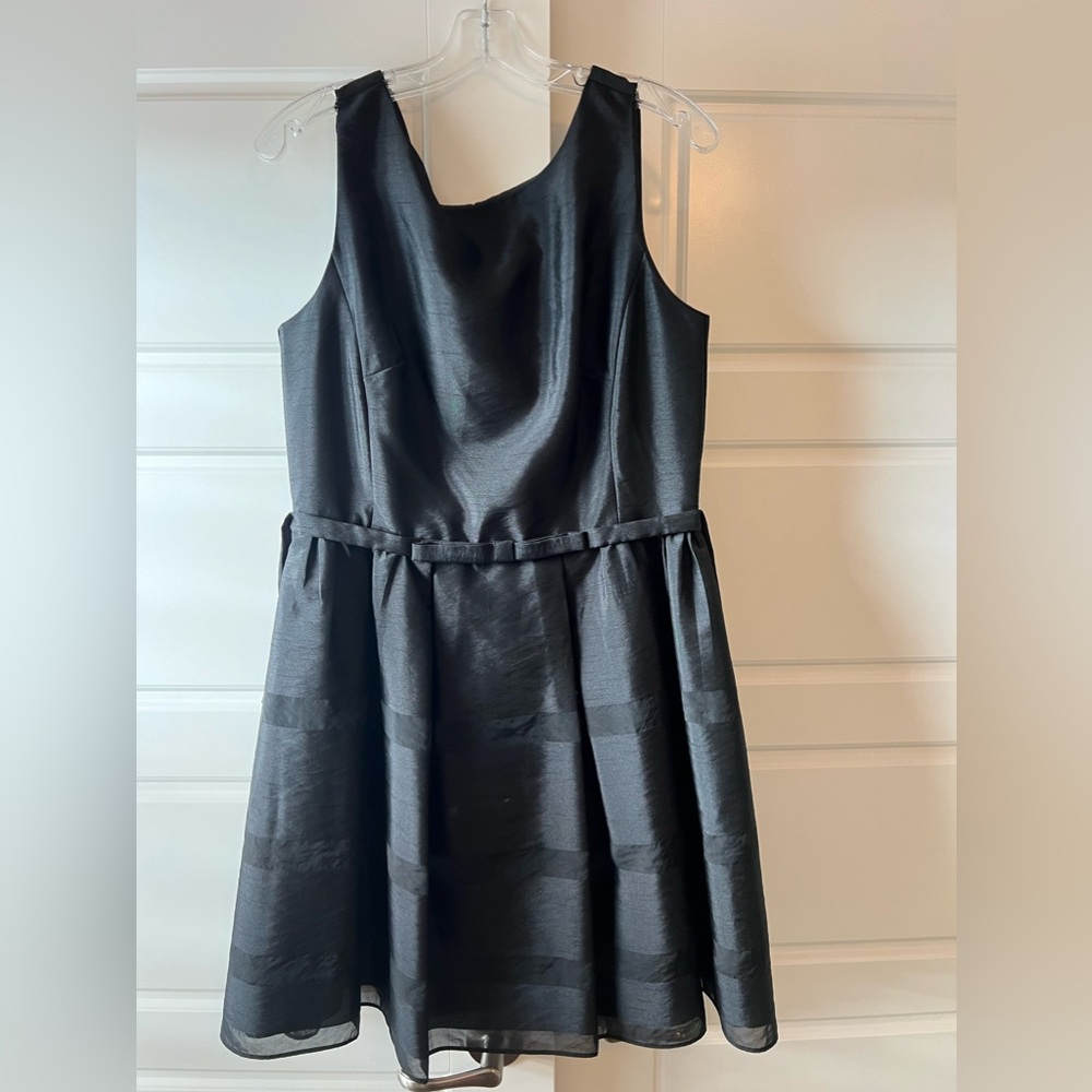 Black Taylor Taffeta Dress